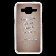 Coque Samsung Core Prime Brave Rouge Citation Oscar Wilde