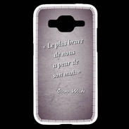 Coque Samsung Core Prime Brave Violet Citation Oscar Wilde