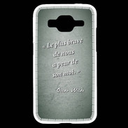 Coque Samsung Core Prime Brave Vert Citation Oscar Wilde