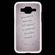 Coque Samsung Core Prime Avis gens Rose Citation Oscar Wilde