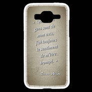 Coque Samsung Core Prime Avis gens Sepia Citation Oscar Wilde