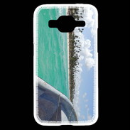 Coque Samsung Core Prime Bord de plage en bateau
