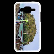 Coque Samsung Core Prime DP Barge en bord de plage