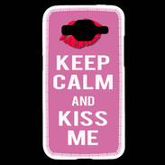 Coque Samsung Core Prime Keep Calm Kiss me Rose