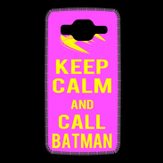 Coque Samsung Core Prime Keep Calm Call Batman Rose
