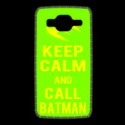 Coque Samsung Core Prime Keep Calm Call Batman Vert pomme