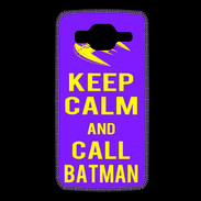Coque Samsung Core Prime Keep Calm Call Batman Violet