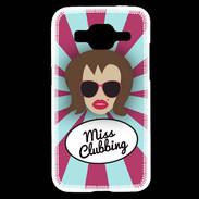 Coque Samsung Core Prime Miss Clubbing Chatain