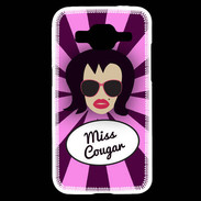 Coque Samsung Core Prime Miss Cougar Brune