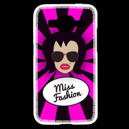 Coque Samsung Core Prime Miss Fashion Brune