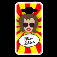 Coque Samsung Core Prime Miss Latina Chatain