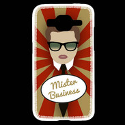 Coque Samsung Core Prime Mister Business Chatain