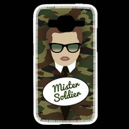 Coque Samsung Core Prime Mister Soldier Chatain