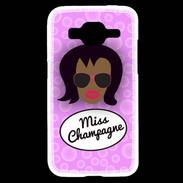 Coque Samsung Core Prime Miss Champagne Black