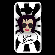 Coque Samsung Core Prime Miss Corse Brune