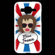 Coque Samsung Core Prime Miss France Chatain