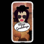 Coque Samsung Core Prime Miss Guadeloupe Brune