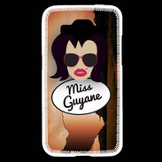 Coque Samsung Core Prime Miss Guyane Brune