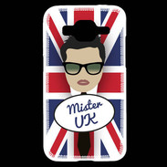 Coque Samsung Core Prime Mister UK Brun