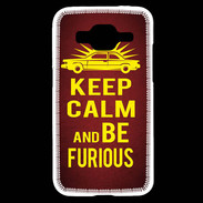 Coque Samsung Core Prime Keep Calm and Be Furious Rouge
