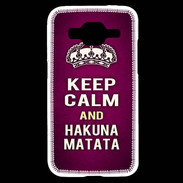 Coque Samsung Core Prime Keep Calm and Hakuna Matata rose