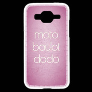 Coque Samsung Core Prime Moto Boulot Dodo rose ZG