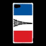 Coque Sony Xperia Z5 Compact Drapeau français et Tour Eiffel
