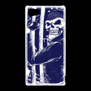 Coque Sony Xperia Z5 Compact Tête de mort Biker USA
