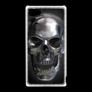 Coque Sony Xperia Z5 Compact Tête de mort en métal