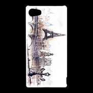 Coque Sony Xperia Z5 Compact Vintage Paris en dessin