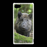 Coque Sony Xperia Z5 Compact Sanglier dans les bois