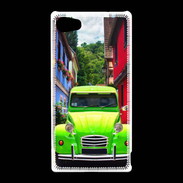 Coque Sony Xperia Z5 Compact 2cv verte de collection