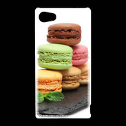 Coque Sony Xperia Z5 Compact Macarons sur ardoise