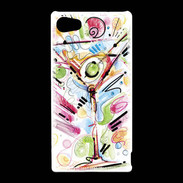 Coque Sony Xperia Z5 Compact cocktail en dessin