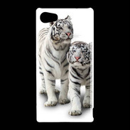 Coque Sony Xperia Z5 Compact Tigre blanc