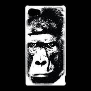 Coque Sony Xperia Z5 Compact Regard de gorille en dessin