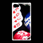 Coque Sony Xperia Z5 Compact Quinte poker