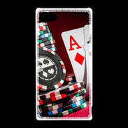 Coque Sony Xperia Z5 Compact Paire d'As au poker