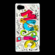 Coque Sony Xperia Z5 Compact Graffiti Musique