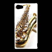 Coque Sony Xperia Z5 Compact Saxophone et partitions