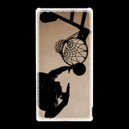 Coque Sony Xperia Z5 Compact Basket en noir et blanc