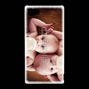 Coque Sony Xperia Z5 Compact Bébés avec biberons