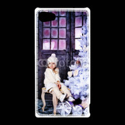Coque Sony Xperia Z5 Compact Sapin de Noël et petite fille