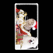 Coque Sony Xperia Z5 Compact Chaton et Chiot Noël