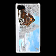 Coque Sony Xperia Z5 Compact Chalet enneigé 2