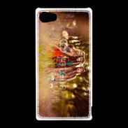 Coque Sony Xperia Z5 Compact Groupe de hippie dans les champs
