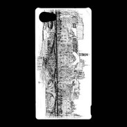 Coque Sony Xperia Z5 Compact Pont des arts à Paris en dessin