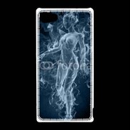 Coque Sony Xperia Z5 Compact Femme en fumée de cigarette