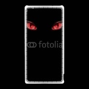 Coque Sony Xperia Z5 Compact Yeux rouges fond noir
