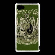 Coque Sony Xperia Z5 Compact Tête de Mort Army of God